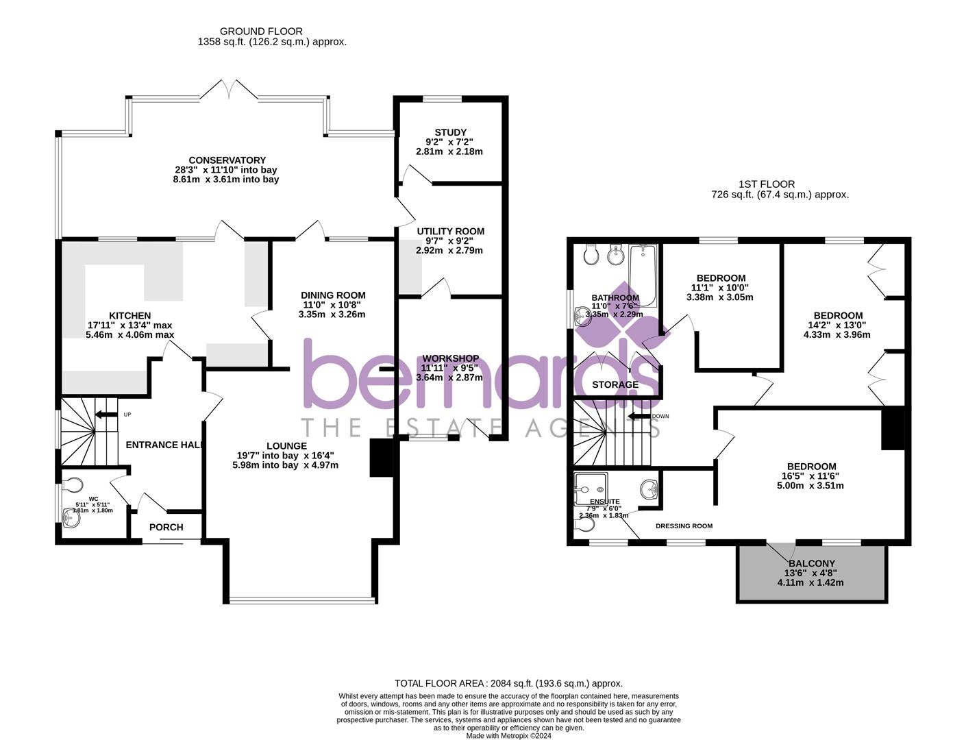 Monks Way, Hill Head Finest By Bernards.